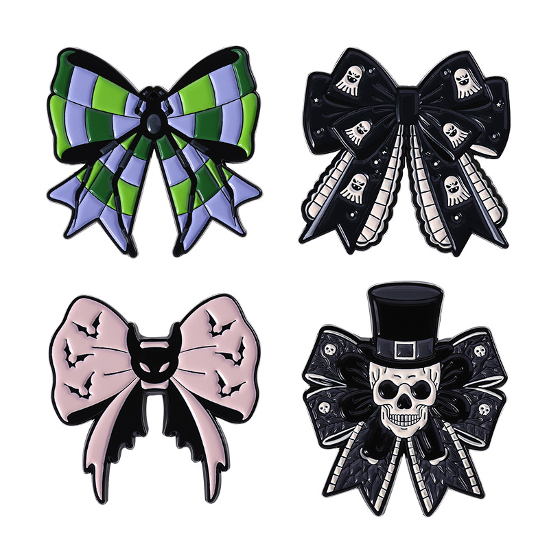Tuxedo Lapel Pin - Halloween Theme Brooch Pins Cute Bowknot