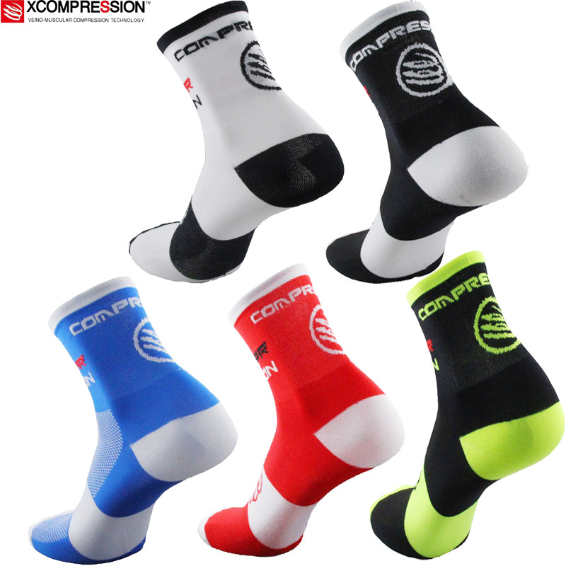 Sock Garter Men - 2017 New Cycling Socks High Elasticity