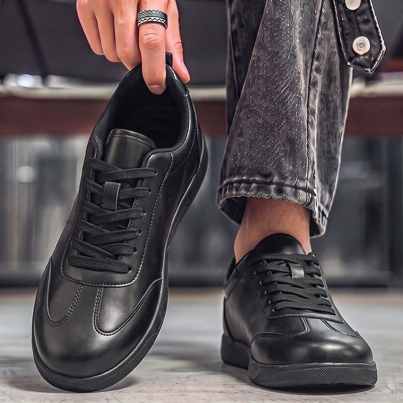 Versatile Men's Genuine Leathe - Men Formal Wear All Black review and price