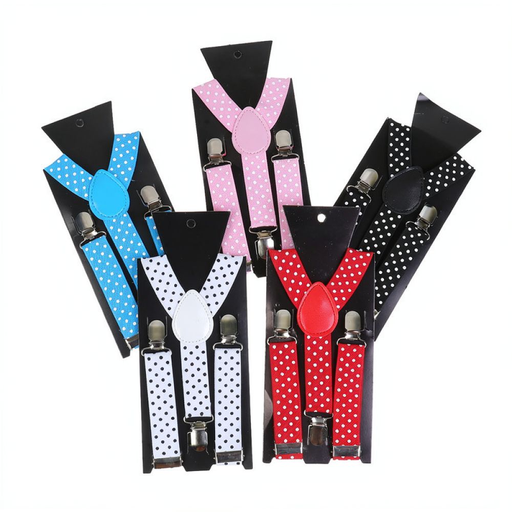 Stylish Polka Dot Elastic Susp - Men'S Formal Wear With Suspenders review and price