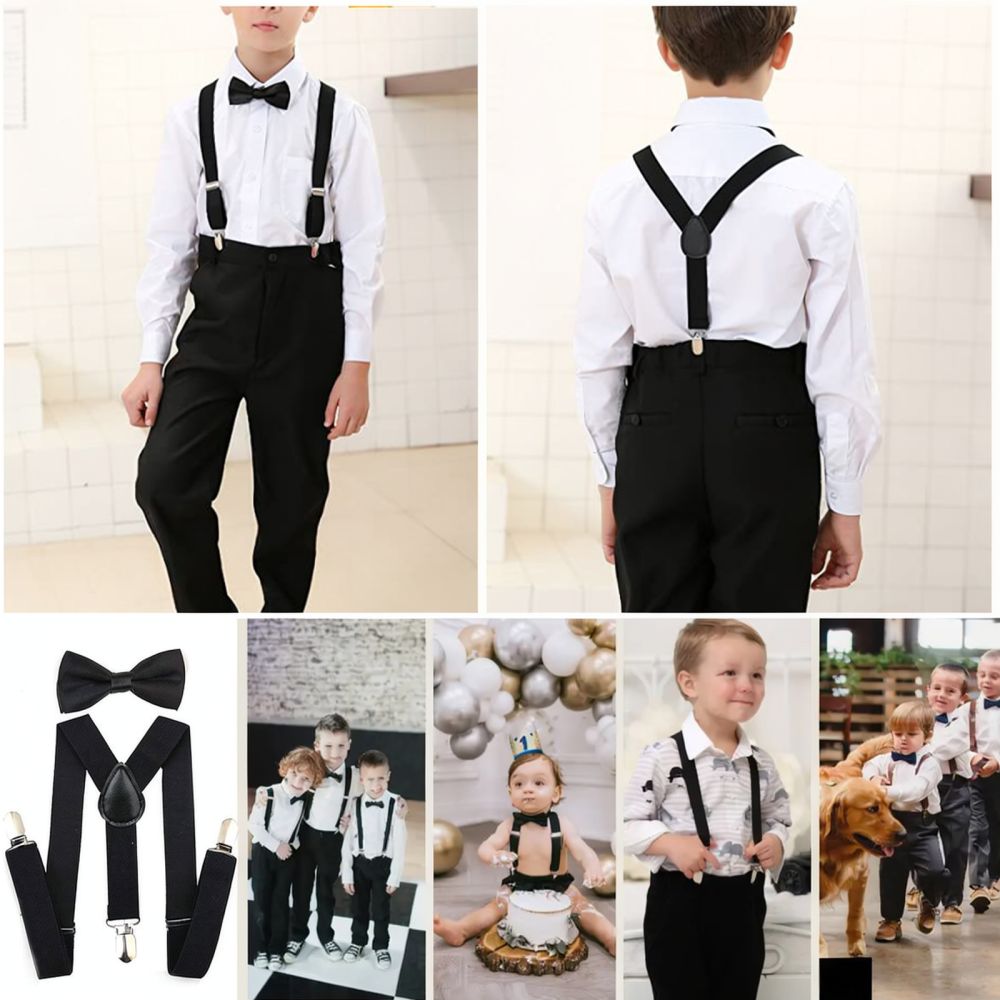 Stylish Polka Dot Elastic Susp - Men'S Formal Wear With Suspenders review and price
