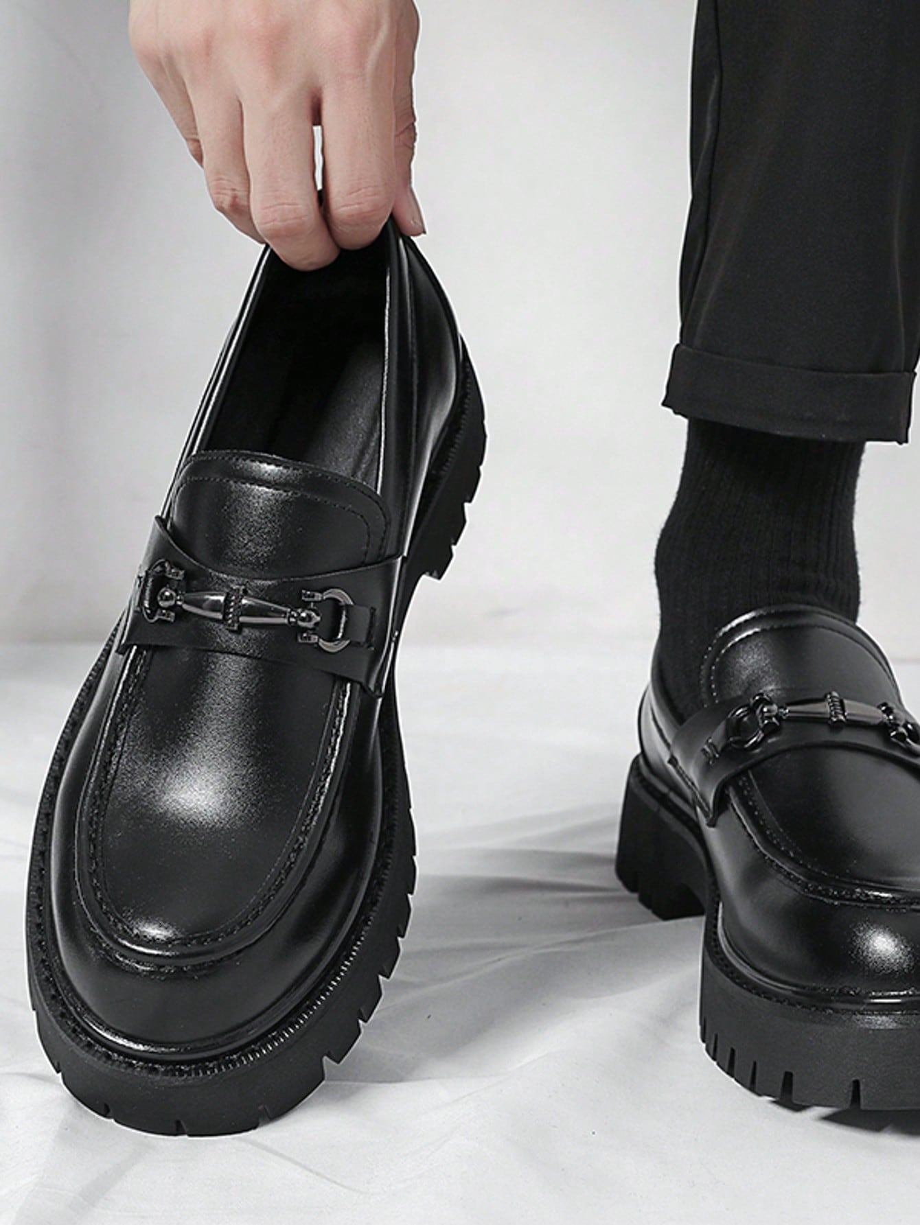 Men's British Style Slip-On Lo - Formal Men Daily Wear Footwear review and price