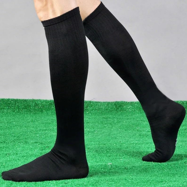1 Pair Knee High Cotton Soccer - Sock Garter Men review and price