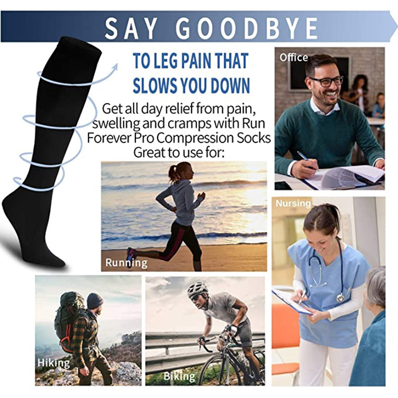 3 Pair Compression Socks Knee  - Sock Garter Men review and price